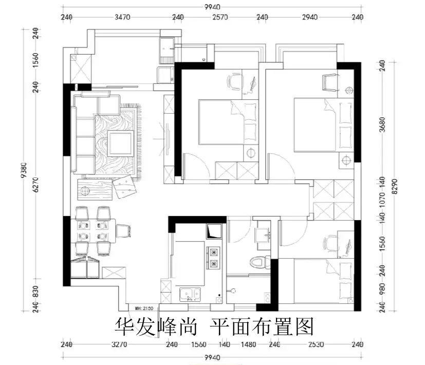 舒適自然光的90平米北歐風，經典裝修案例顏值擔當收納滿分！